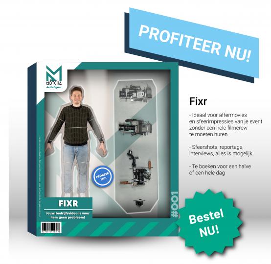 Action figure van een cameraman- - Wraply Audio